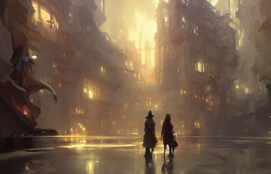 Image similar to greg manchess concept art of a the briarwood dimension, key visual, ambient lighting, highly detailed, digital painting, artstation, concept art, sharp focus, by makoto shinkai and akihiko yoshida and hidari and wlop and greg rutkowski