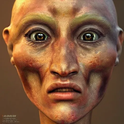 Image similar to beautiful mars alien, extremely human detailed, brutal human detailed!!!, hdr human detailed, photo hyper realistic, the best photograph of august, pinterest render, vogue render