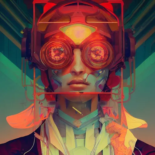 Prompt: a beautiful portrait painting of a cyberpunk angle by sachin teng and pascal blanche and alphonse mucha and nekro and josan gonzalez and rhads and ruan jia. in style of digital art. colorful comic, film noirs, symmetry, brush stroke, vibrating colors, hyper detailed. octane render. trending on artstation