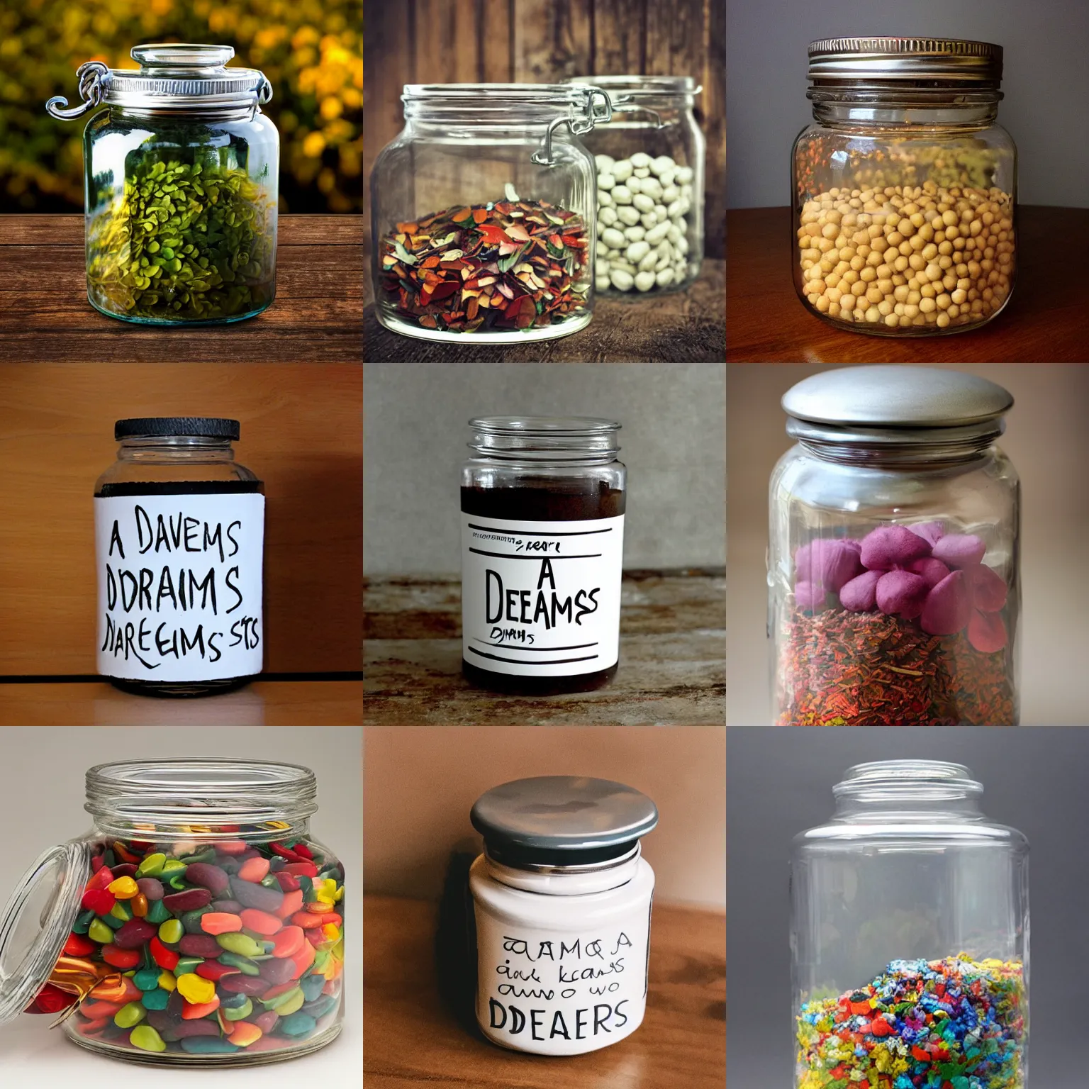 Prompt: a jar of dreams