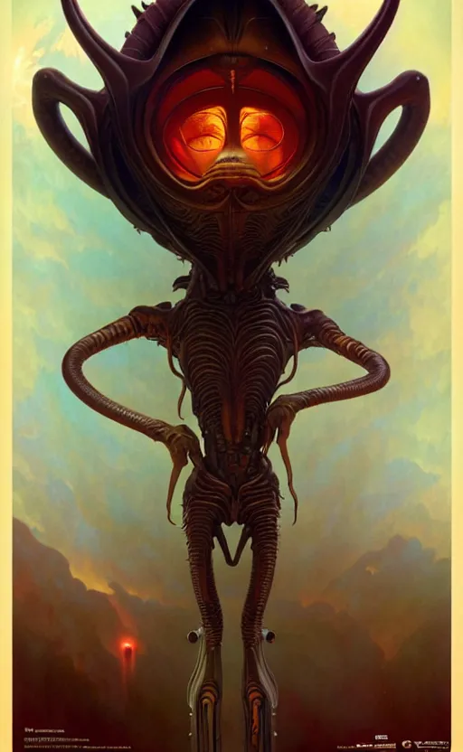 Image similar to exquisite imaginative alien creature poster art, humanoid, movie art, by lucusfilm, weta studio, tom bagshaw, alphonso mucha, james jean, frank frazetta, 8 k, denoised