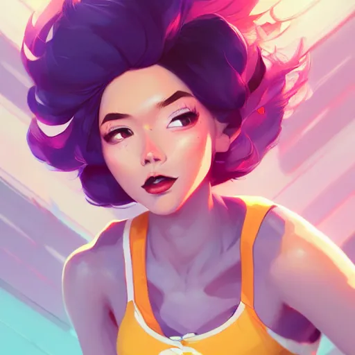 Image similar to a portrait of a beautiful cheerleader, art by lois van baarle and loish and ross tran and rossdraws and sam yang and samdoesarts, digital art, highly detailed, intricate, sharp focus, Trending on Artstation HQ, deviantart, unreal engine 5, 4K UHD image