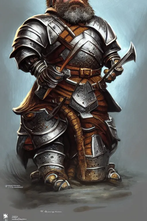 Image similar to dwarf knight portrait, highly detailed, d & d, fantasy, highly detailed, digital painting, trending on artstation, concept art, sharp focus, illustration, global illumination, ray tracing, realistic shaded, art by artgerm and greg rutkowski and fuji choko and viktoria gavrilenko and hoang lap