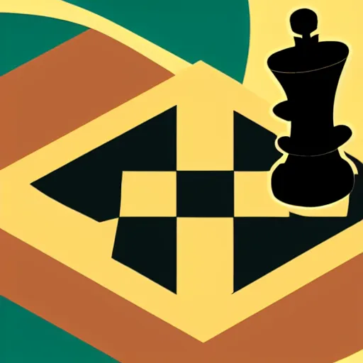 Image similar to queen chess piece, isometric