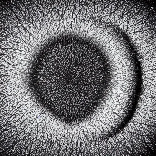 Prompt: muons seen through an electron microscope, 4 k, hyper realistic, high resolution, beautiful, paper texture