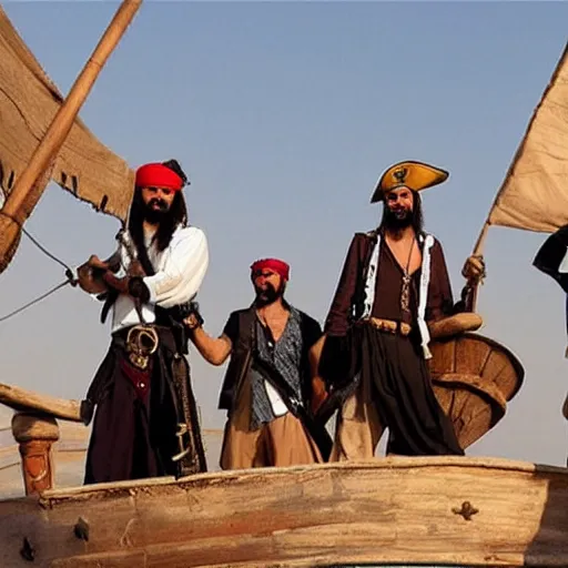 Prompt: pirates of saudia arabia