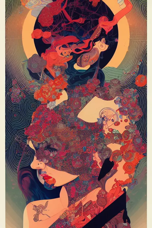 Image similar to portrait of godel's completeness theorem, by tristan eaton, victo ngai, peter mohrbacher, artgerm,