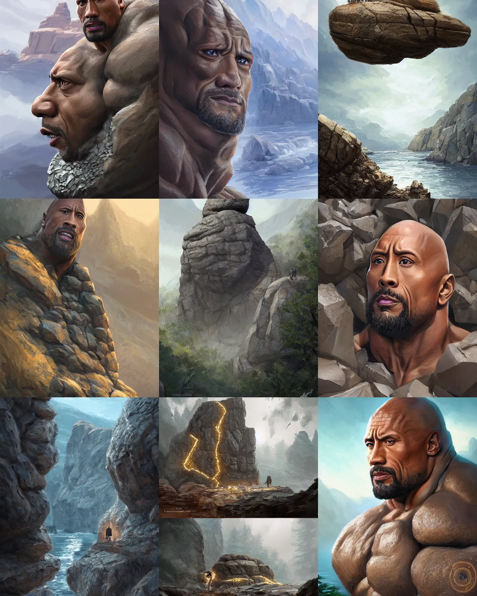 dwayne the sedimentary rock johnson by lemonicarus on DeviantArt