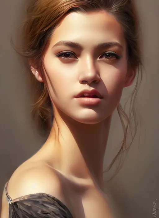 Image similar to photo of a gorgeous young woman in the style of stefan kostic, realistic, sharp focus, 8 k high definition, insanely detailed, intricate, elegant, art by stanley lau and artgerm