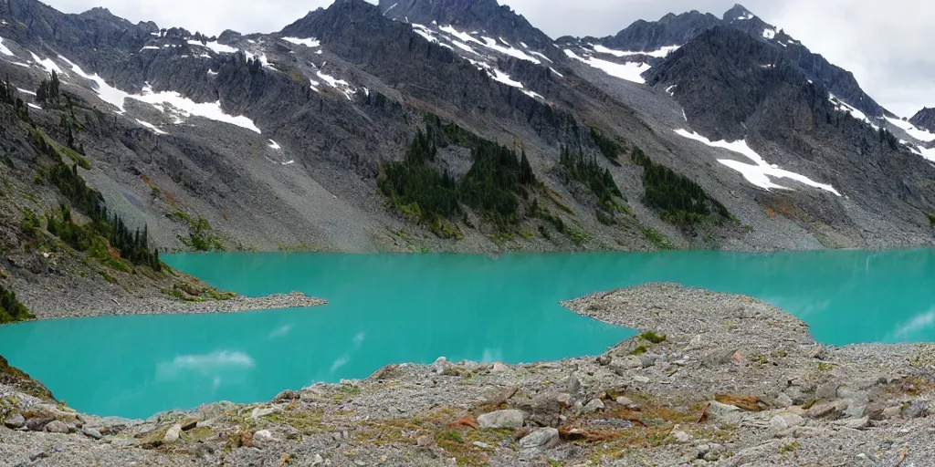 Image similar to glacial lake, washington state