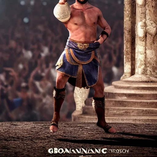 Prompt: bolsonaro as a gladiator, fighting in the coliseum. smooth, elegant, highly detailed, digital art, sharp focus, dramatic lighting, artstation, unreal engine, 4 k, 8 k, octane render, ray tracing, 1 5 0 mm, by alessandro maganza and giovanni francesco romanelli f 3. 5