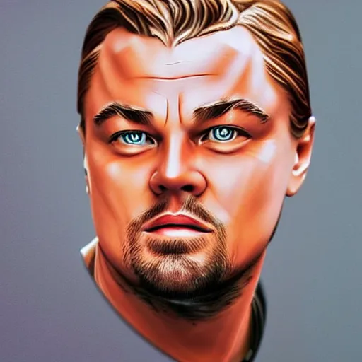 Prompt: “Leonardo DiCaprio, beautiful, highly detailed portrait, photorealistic, ultra detailed, 3d, cartoon, Up”