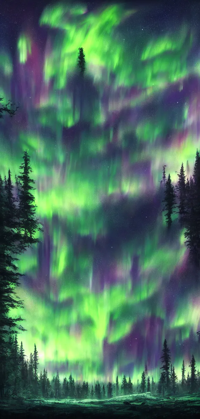 Create a beautiful and captivating background featuring the northern lights  or aurora borealis for a desktop wallpaper website or stable diffusion.  you could use visuals and colors inspired by the aurora borealis