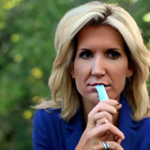 Image similar to laura ingraham smoking a joint