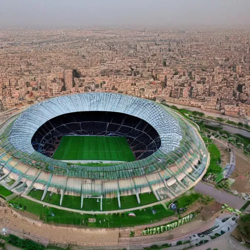 Image similar to Baghdad national stadium,