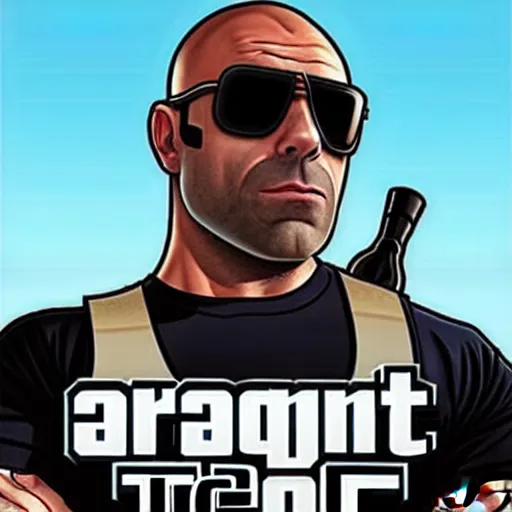 Prompt: Joe Rogan as a playable character in Grand theft auto