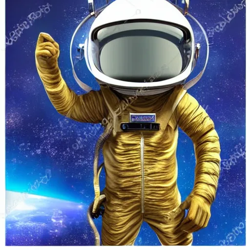 Image similar to monkey astronaut in space, realistic, hd, experiment