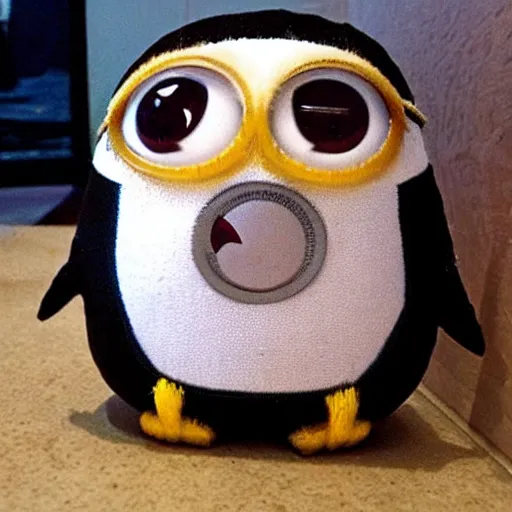 Prompt: porg minion