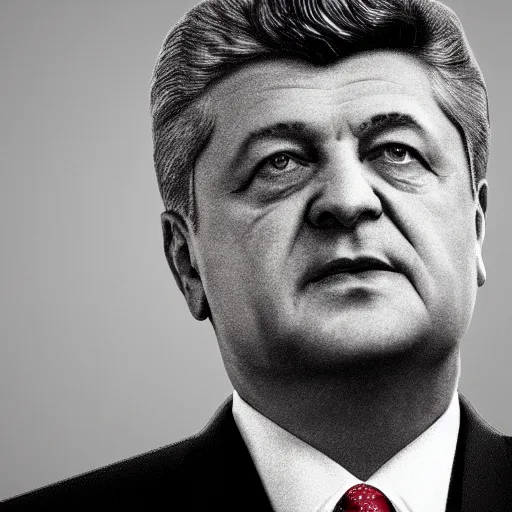 Image similar to perfectly - centered - portrait of a ex - president of ukraine, petro poroshenko, the perfect human male specimen, intricate, holding knife, elegant, super highly detailed, professional digital painting, artstation, concept art, smooth, sharp focus, no blur, no dof, extreme illustration, unreal engine 5, 8 k