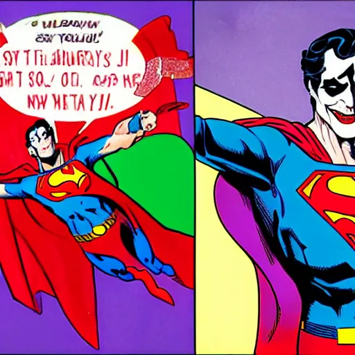 Image similar to Joker As Superman