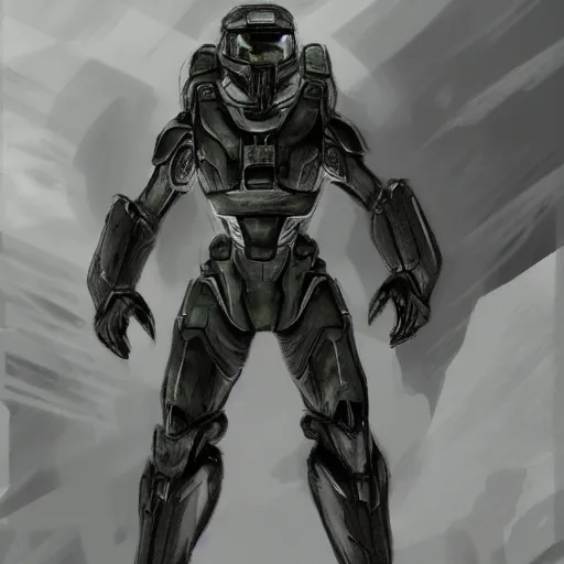 Image similar to concept art prometheus meets halo