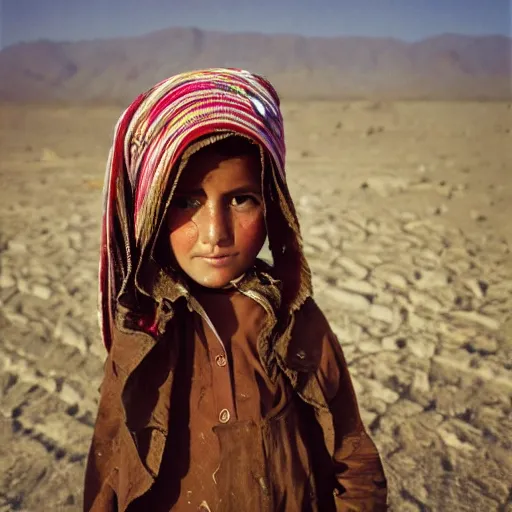 Image similar to photo of donald trump, afghan girl, award - winning photo by national geographic