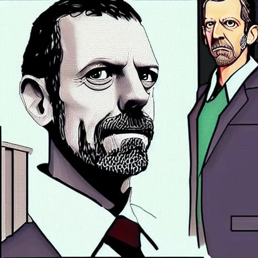 Image similar to Dr. Gregory House in Minecraft art style