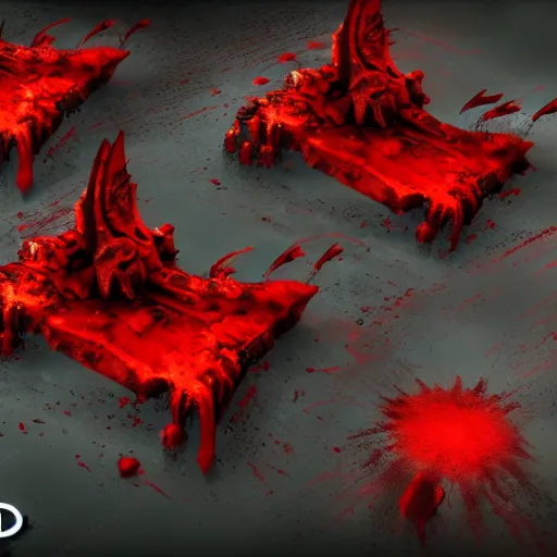 Image similar to blood rain, a ingame icon for a rts game, digital art, highly detailed, 4k