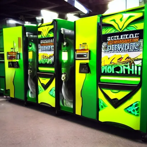 Image similar to seductive mountain dew machine transformer