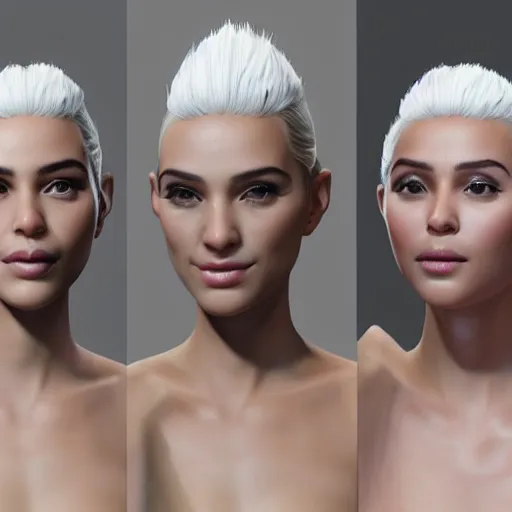 Prompt: “These 3D portraits are unbelievably incerdibly realistic. unreal engine 5. nvidia hairworks. portrait of Gorgeous girl with white hair futuristic. In bodysuit. Magic sparkles. very high detailed. By Charli Amani. ultra by Vishwesh Taskar By Bobbang. perfect facial detail, beautiful, elegant