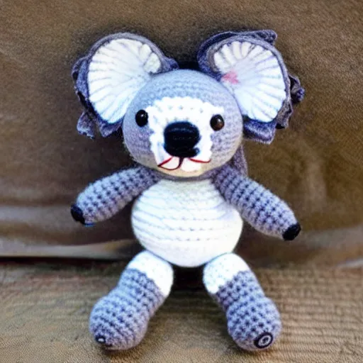 Image similar to a koala amigurumi