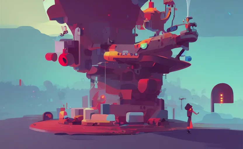 Image similar to tata punch, james gilleard, print, game art