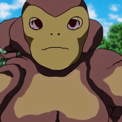 Prompt: portrait of geodude, anime still, 4k