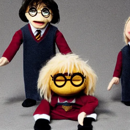 Image similar to harry potter as a muppet