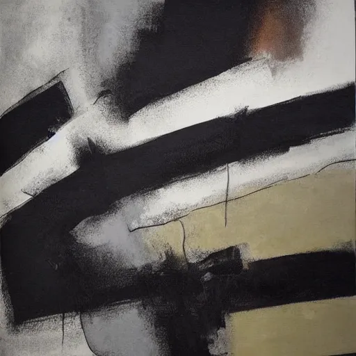 Image similar to abstract expressionist minimalist painting, interesting relationship within the composition, gestural lines, minimalism, white sketchbook style, paint on canvas, power washed texture, masterpiece, by secundino hernandez