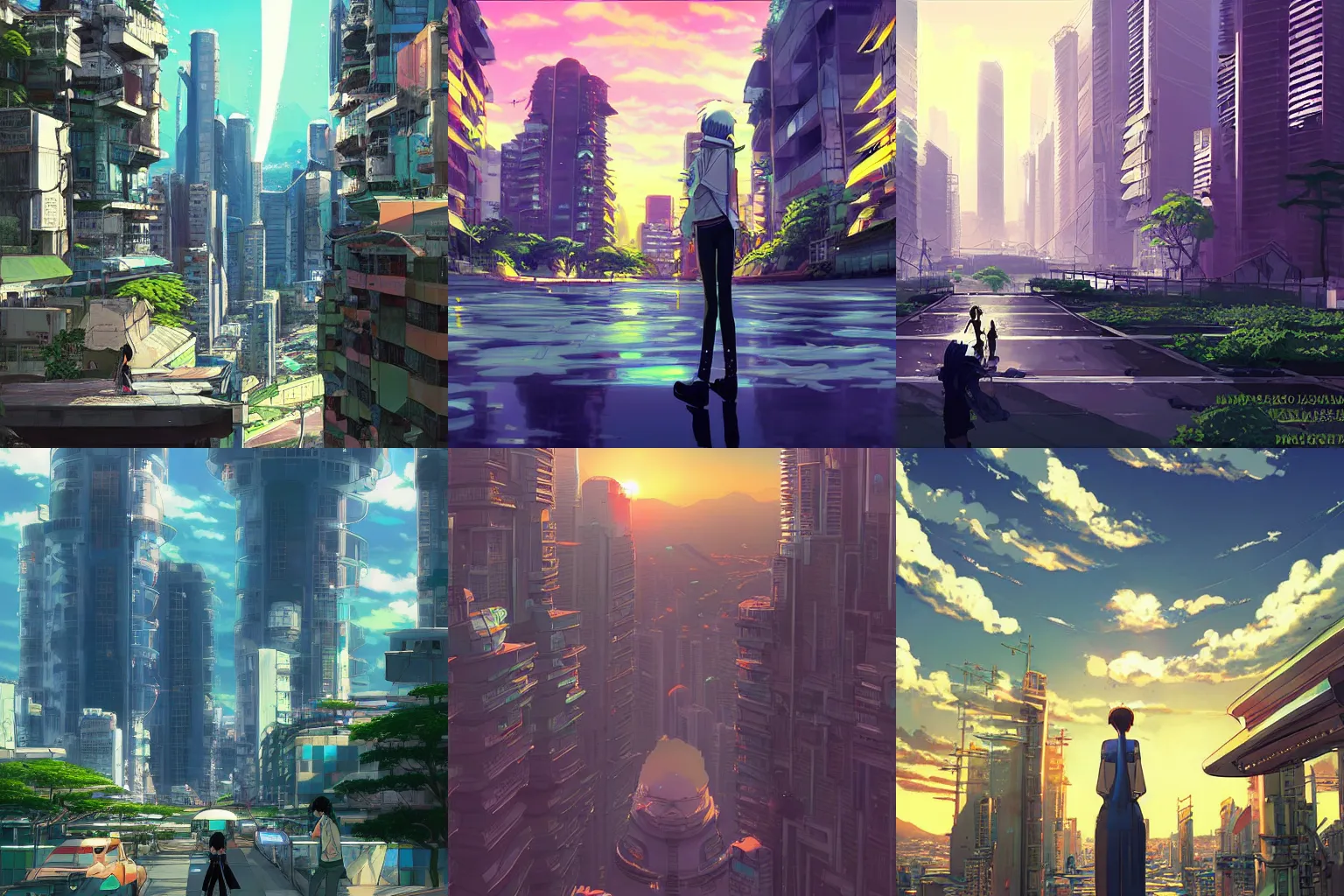 Prompt: Anime Solarpunk futuristic Rio de Janeiro by makoto shinkai