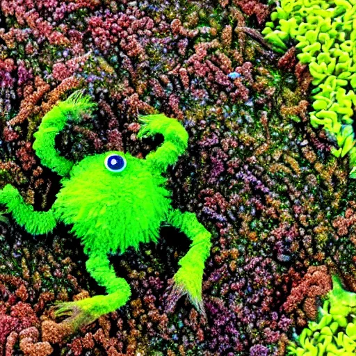 Image similar to algae monster