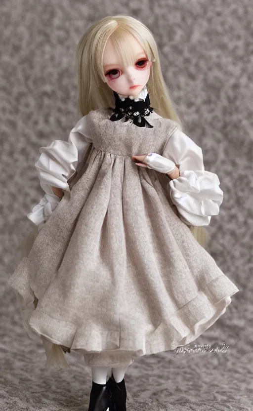 Image similar to dollfie in Sleeveless turtleneck baroque dress