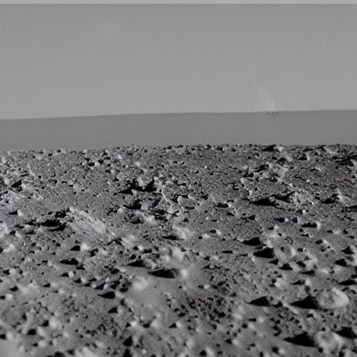 Prompt: An oazis filled with water on the Moon's surface, the photo was taken from the Moon's surface looking at the lake in a white rocky desert, there are some palm trees around it, realistic, ultra high detail, 8k.