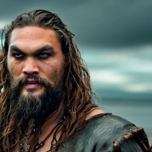 Jason momoa in Vikings 4K quality super realistic | Stable Diffusion