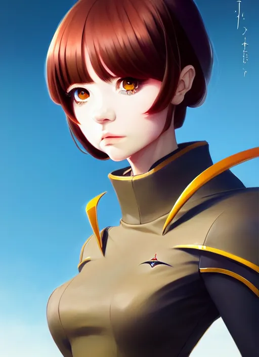 Image similar to portrait of a thopter from magic the gathering, ilya kuvshinov, anime, pixiv top monthly, trending on artstation, cinematic, danbooru, zerochan art, kyoto animation