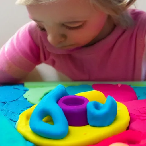 Prompt: A Play-Doh catastrophe