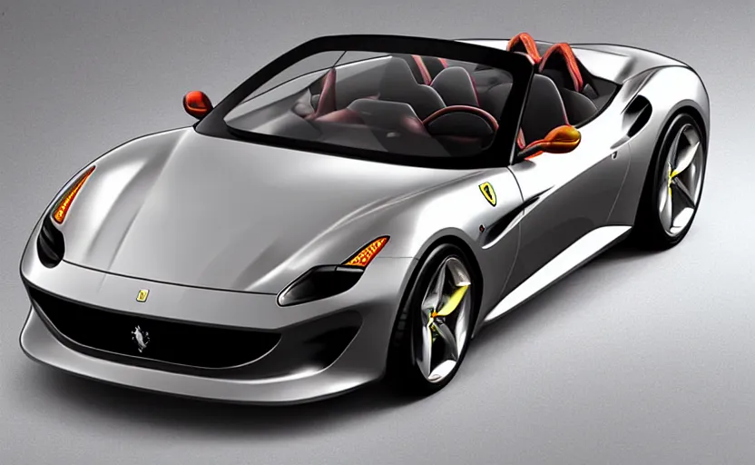 Image similar to “A 2025 Ferrari Daytona Spyder Concept, studio lighting”