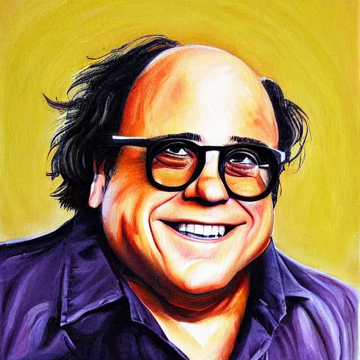 Image similar to Danny Devito painting by Stormy-McPikerton