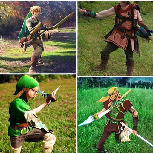 Prompt: real life Legend of Zelda