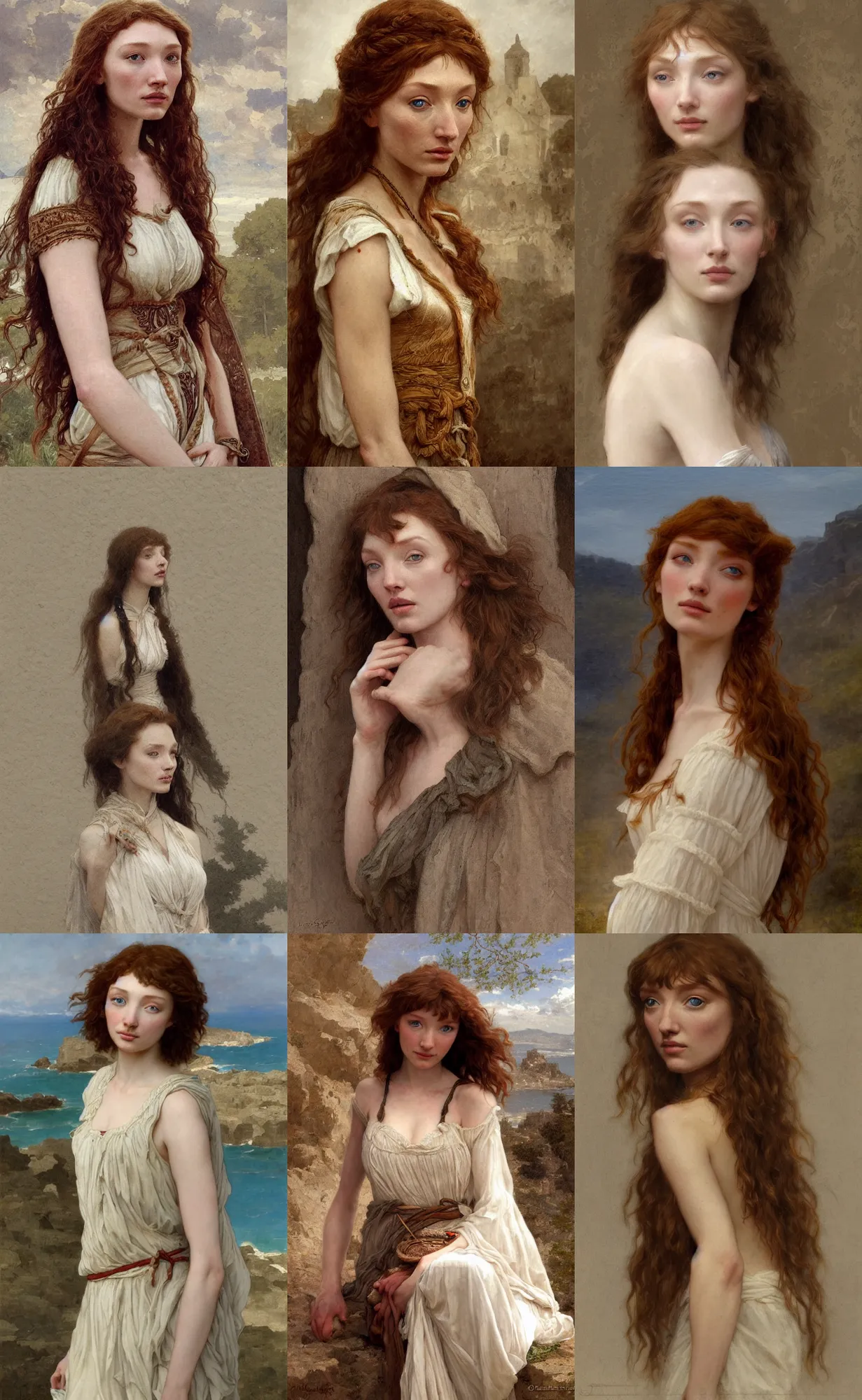 Prompt: eleanor tomlinson, traditional corsican, intricate, highly detailed, artstation, illustration, jurgens, rutkowski, bouguereau