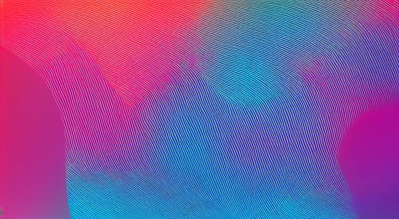 Image similar to A desktop wallpaper that visualizes AI, blend elements, stylistic, visualize, Machine Learning, smooth noise 4K, organic, iPhone wallpaper, gradient, surrealism