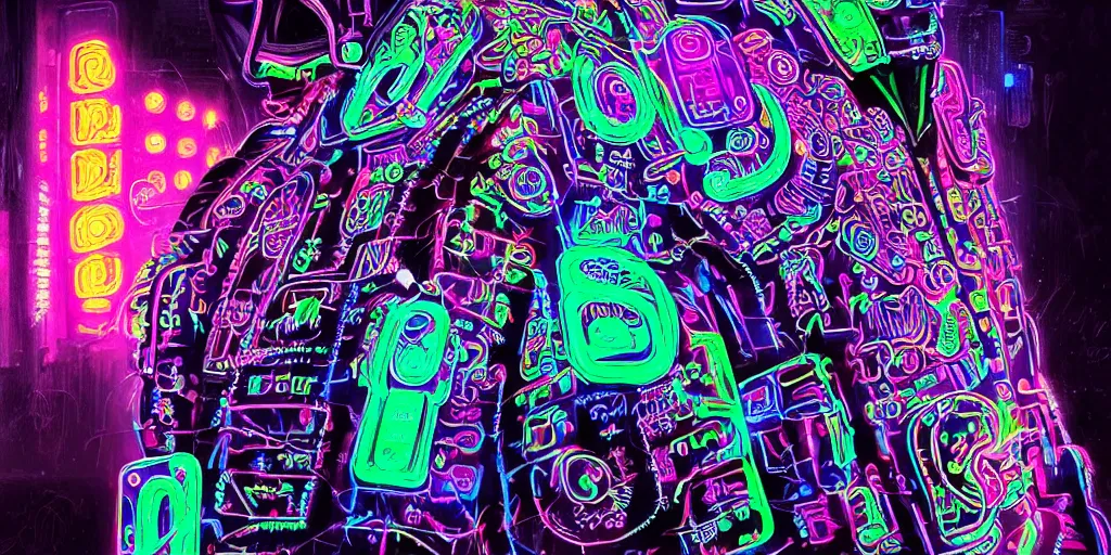 Image similar to detailed quetzalcoatl portrait Neon Operator, cyberpunk futuristic neon, reflective puffy coat, decorated with traditional mayan ornaments by Ismail inceoglu dragan bibin hans thoma !dream detailed portrait Neon Operator Girl, cyberpunk futuristic neon, reflective puffy coat, decorated with traditional Japanese ornaments by Ismail inceoglu dragan bibin hans thoma greg rutkowski Alexandros Pyromallis Nekro Rene Maritte Illustrated, Perfect face, fine details, realistic shaded, fine-face, pretty face