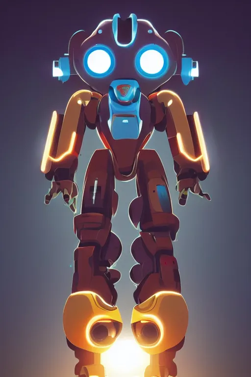 Image similar to metabots medabots medarotto medarot robot minimalist comics helmet mask neon cybereye, behance hd by jesper ejsing, by rhads, makoto shinkai and lois van baarle, ilya kuvshinov, rossdraws global illumination ray tracing hdr radiating a glowing aura