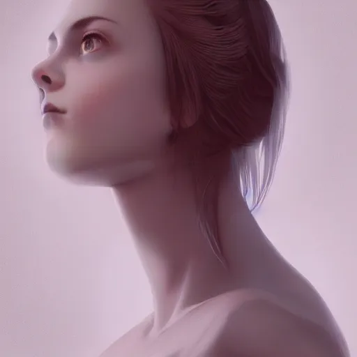 Image similar to a beautiful Cotton Mill Girl, symmetrical, perfect body and face. dramatic angle, ornate, details, smooth, sharp focus, illustration, realistic, cinematic, artstation, award winning, rgb , unreal engine, octane render, cinematic light, macro, depth of field, blur, red light and clouds from the back, highly detailed epic cinematic concept art CG render made in Maya, Blender and Photoshop, octane render, excellent composition, dynamic dramatic cinematic lighting, aesthetic, very inspirational, arthouse by John Singer Sargent